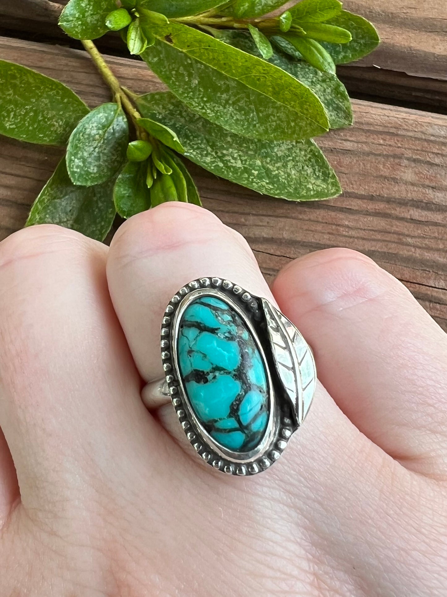 Sterling Silver and Turquoise Ring