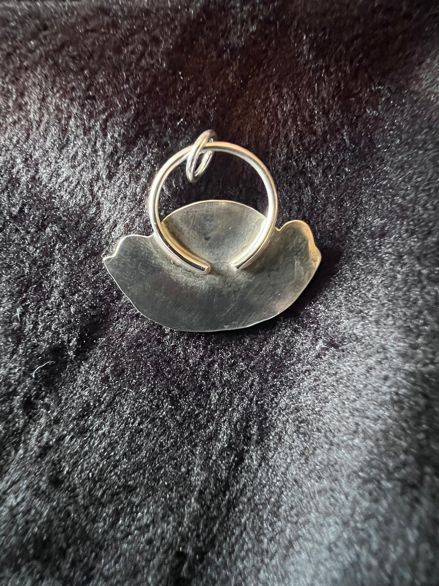 Sterling Silver and Prehnite Pendant