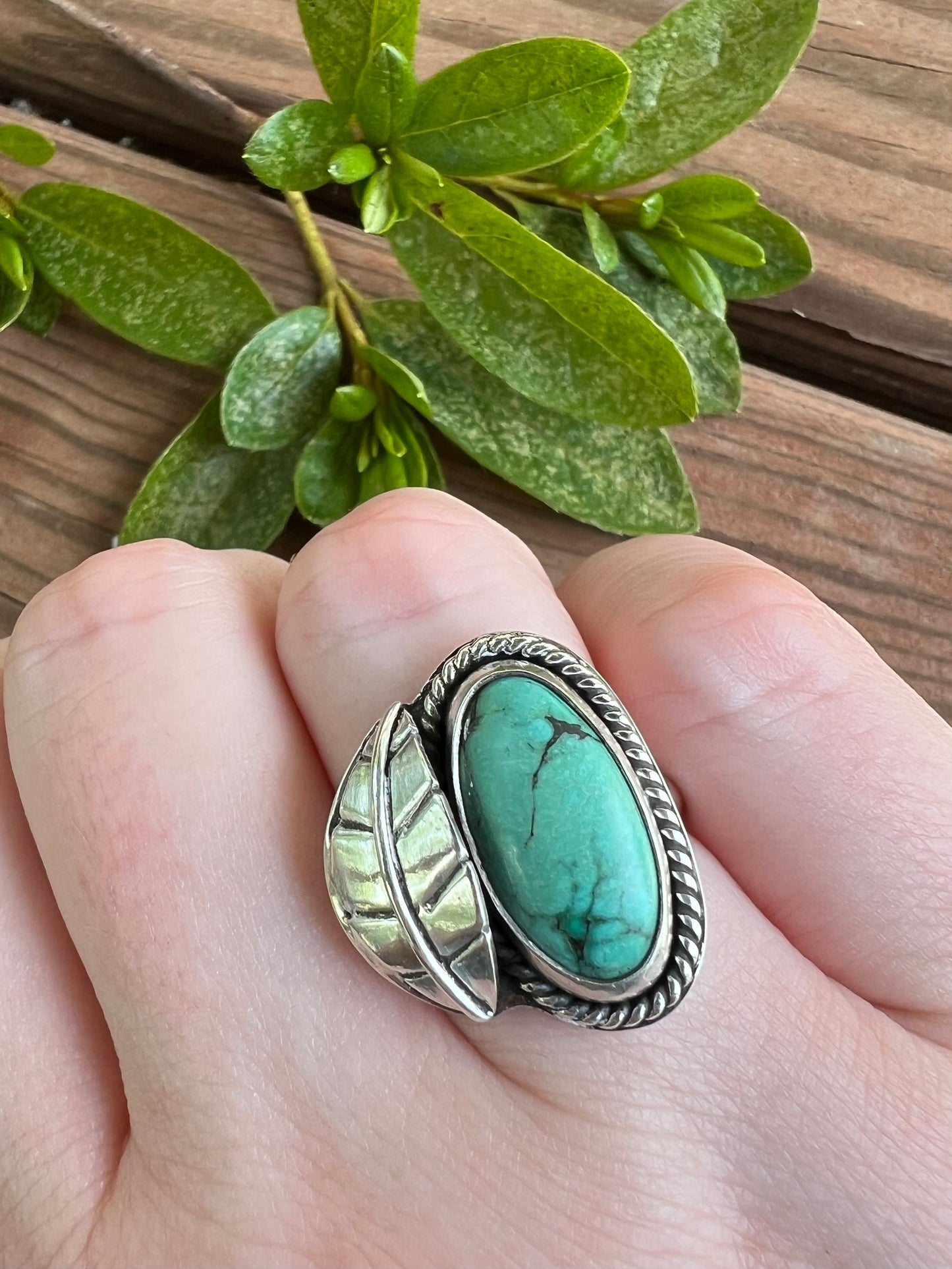 Sterling Silver and Turquoise Ring