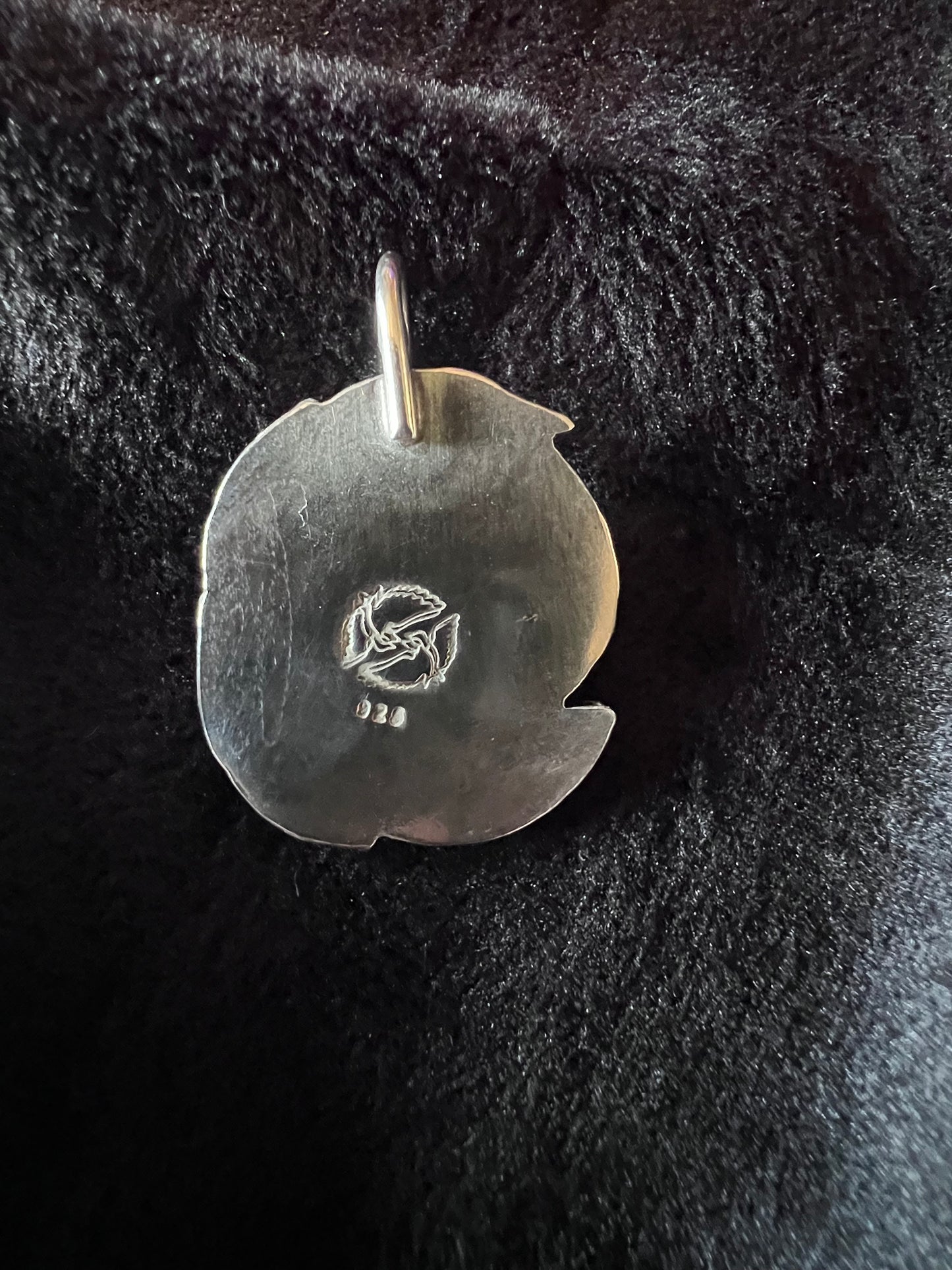 Sterling Silver and Prehnite Pendant