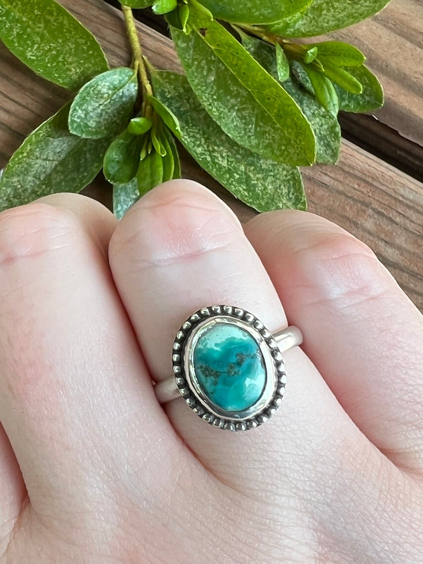 Sterling Silver and Turquoise Ring
