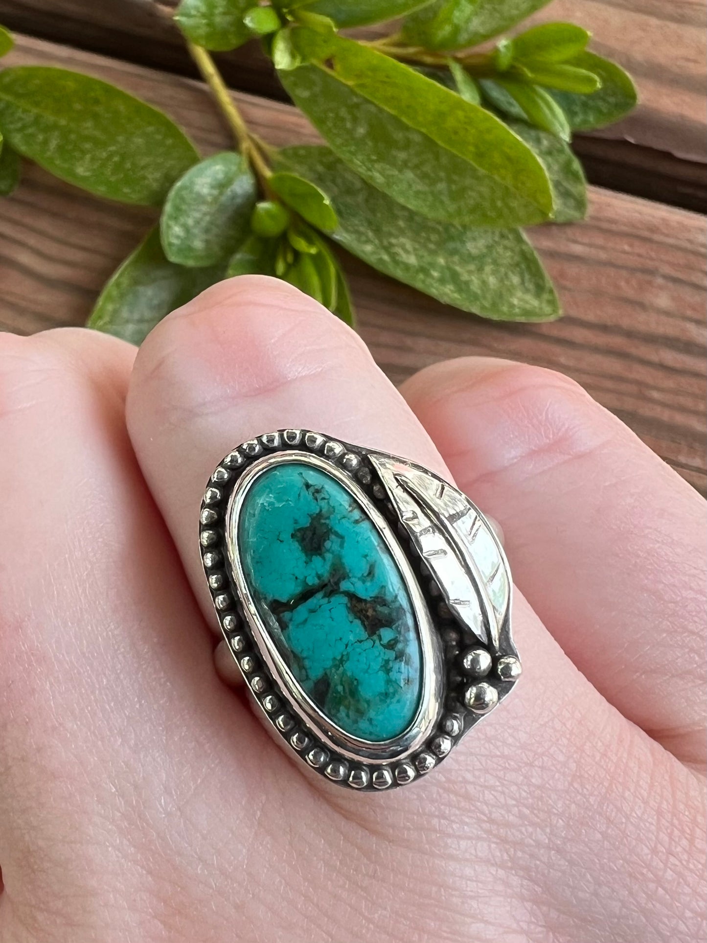Sterling Silver and Turquoise Ring