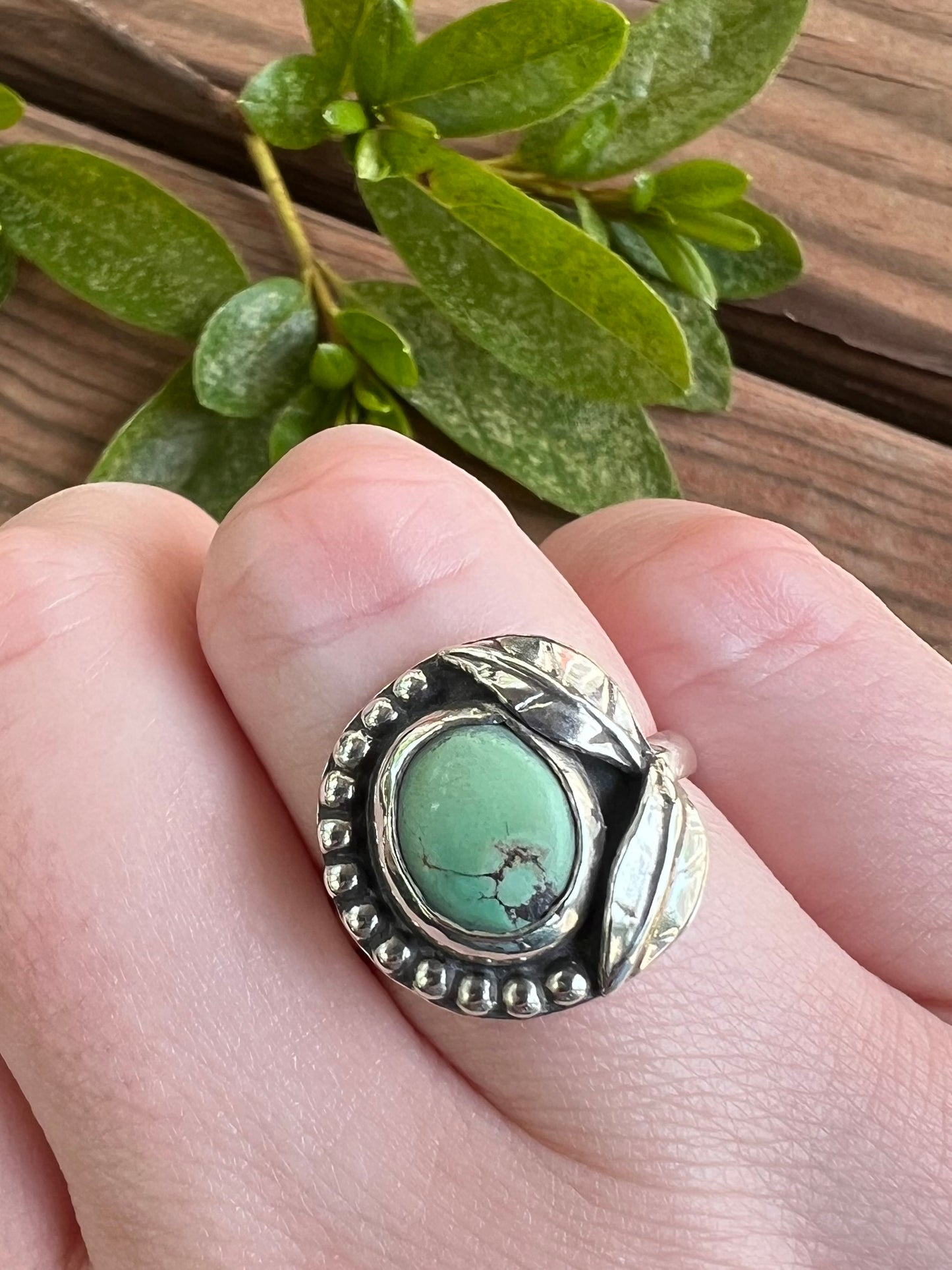 Sterling Silver and Turquoise Ring