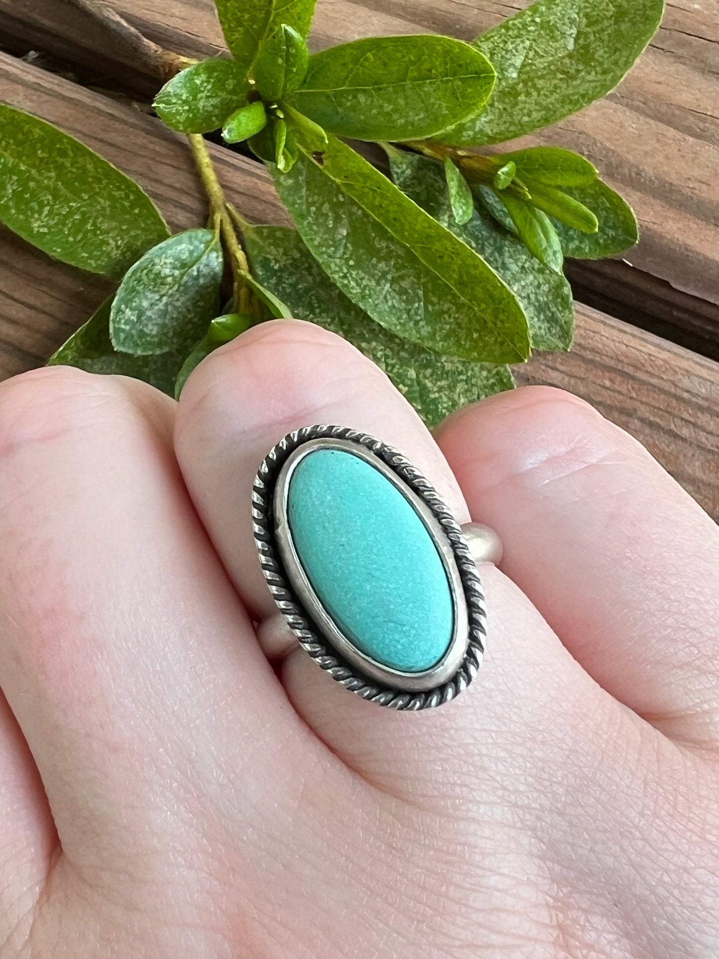 Sterling Silver and Turquoise Ring