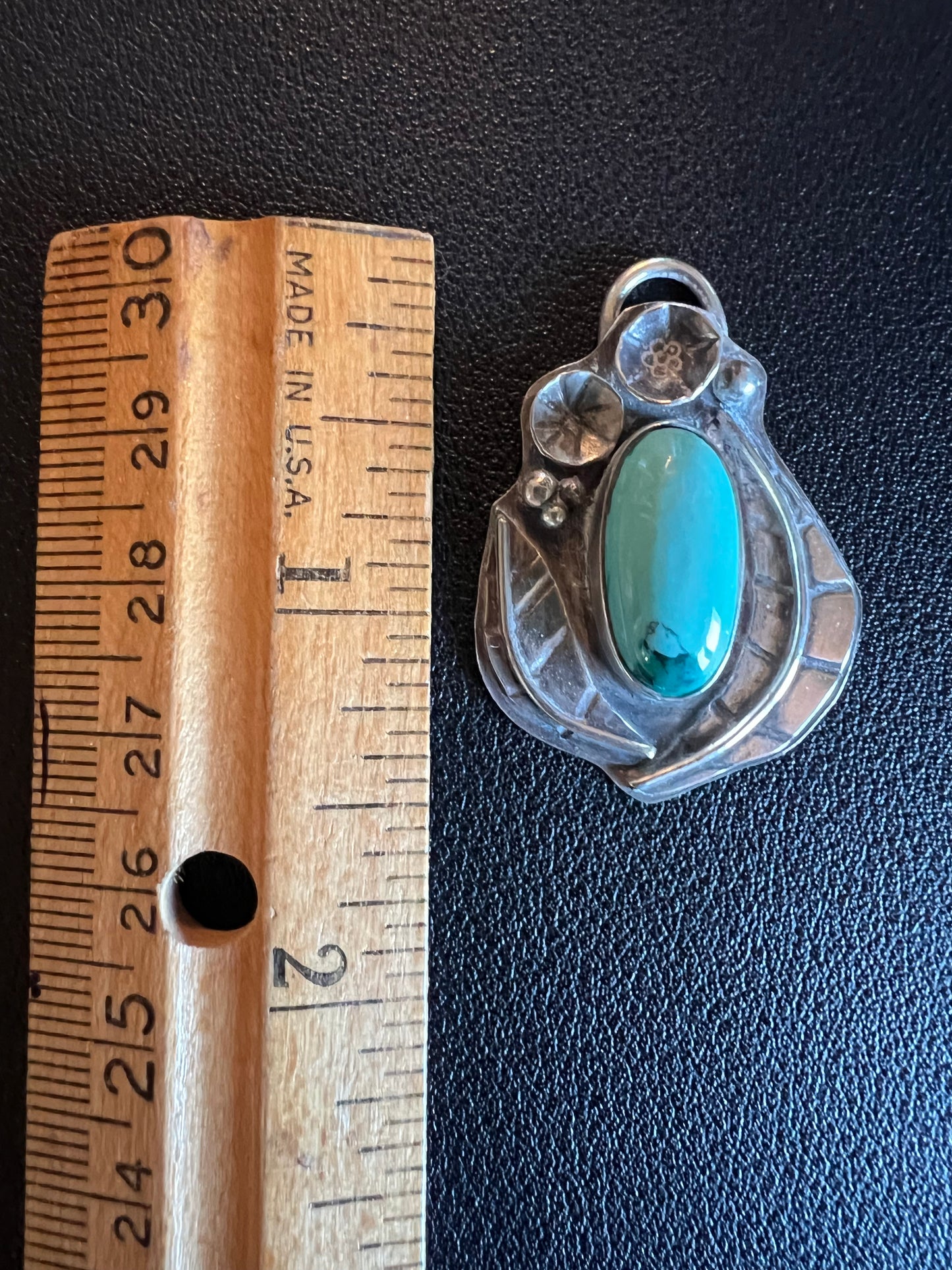 Sterling Silver and Turquoise Pendant