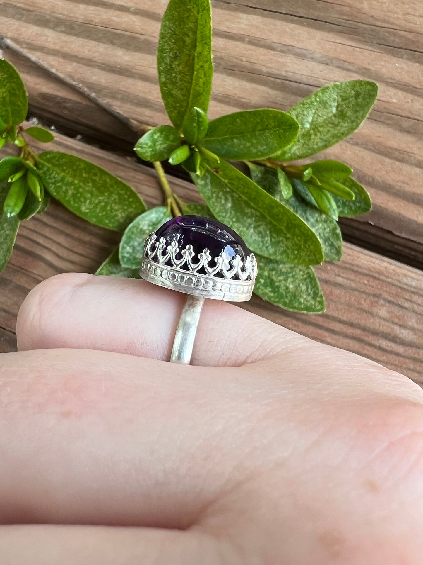 Sterling Silver and Amethyst Ring
