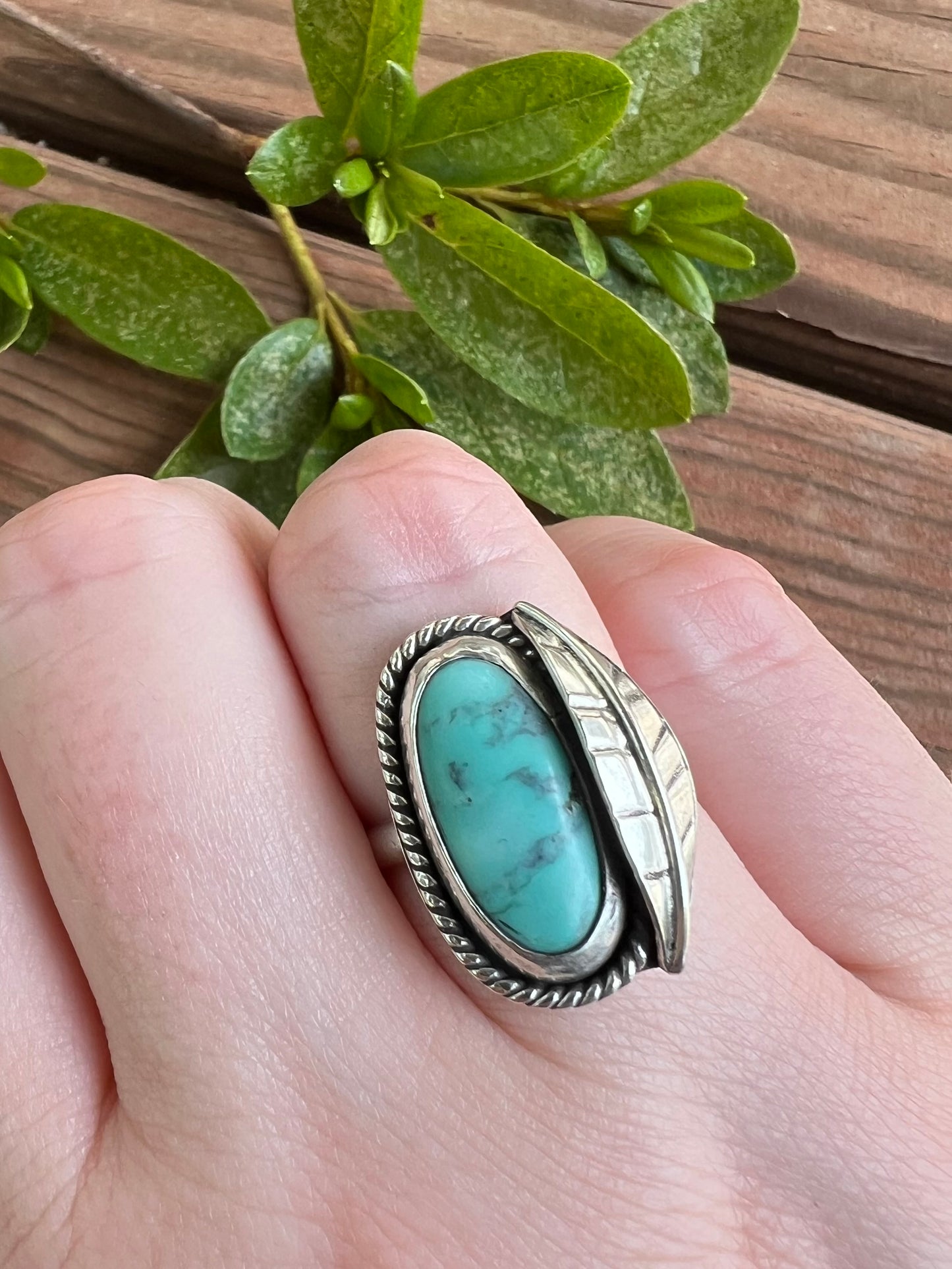 Sterling Silver and Turquoise Ring