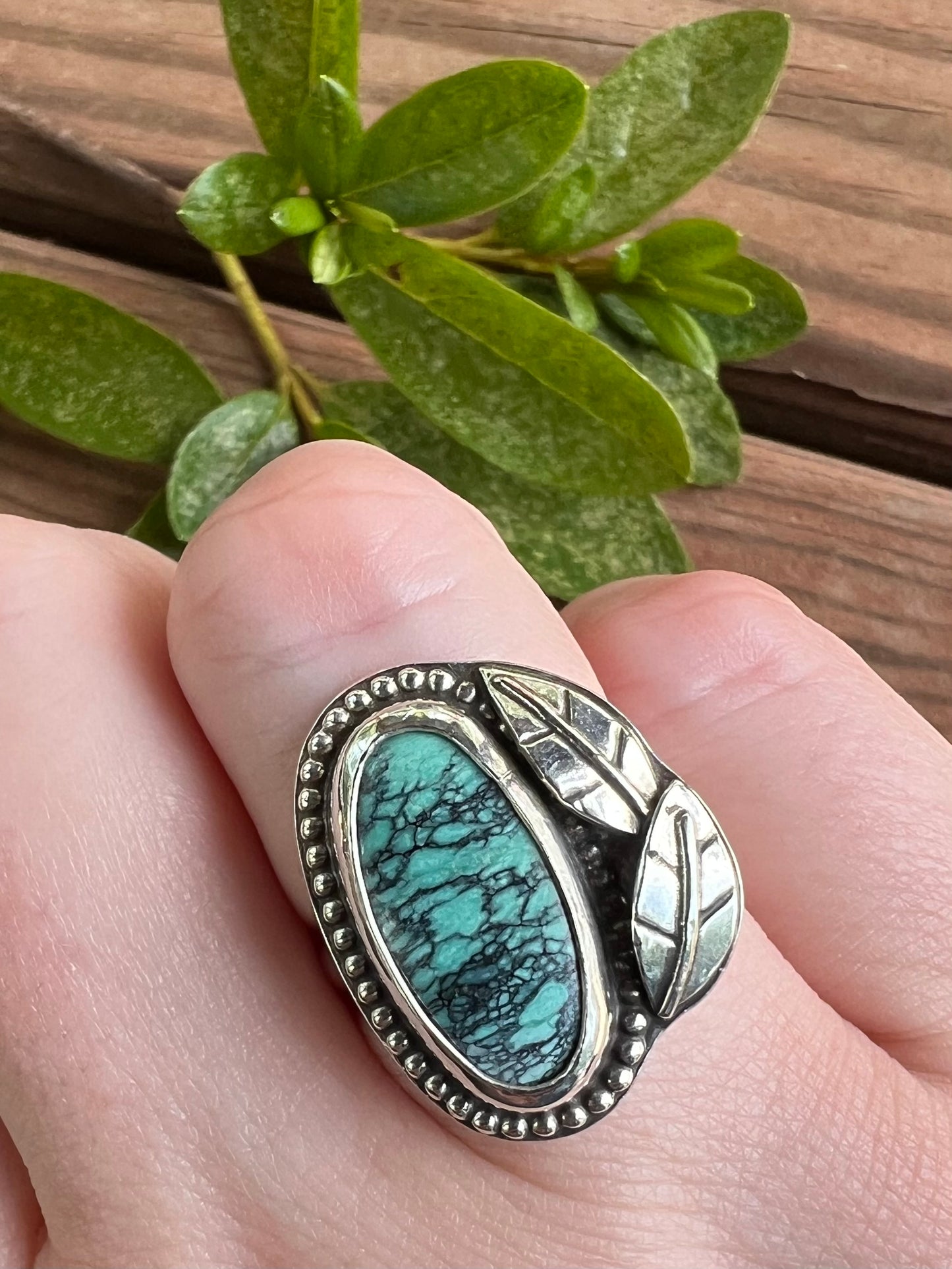Sterling Silver and Turquoise Ring