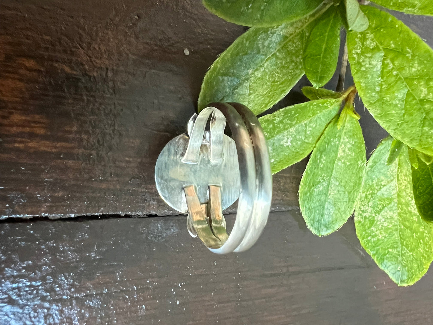 Sterling Silver and Pyrite Ring