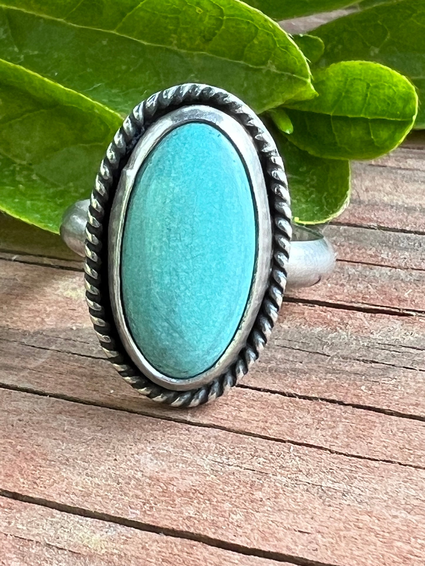 Sterling Silver and Turquoise Ring