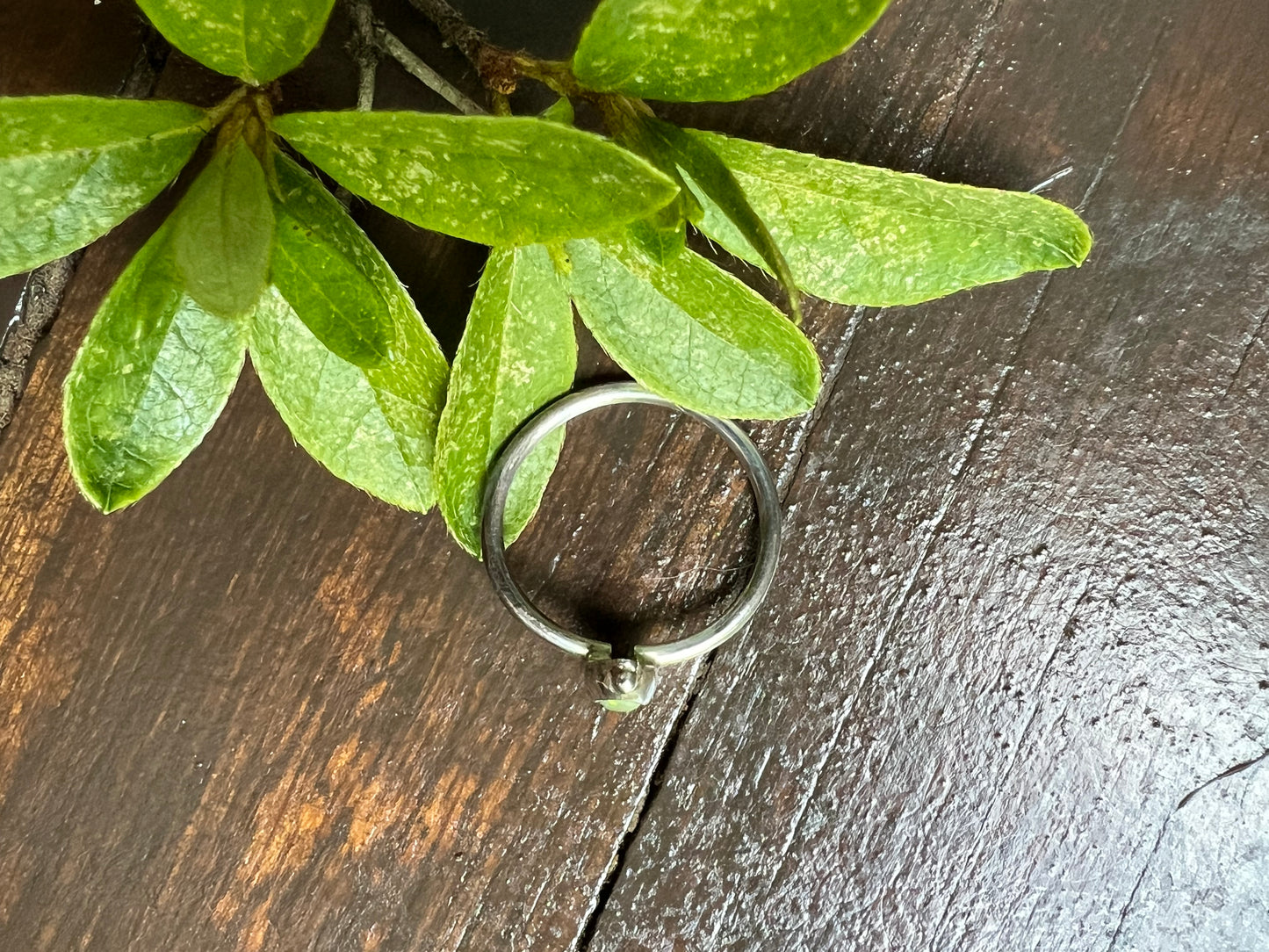 Sterling Silver and Opal Ring