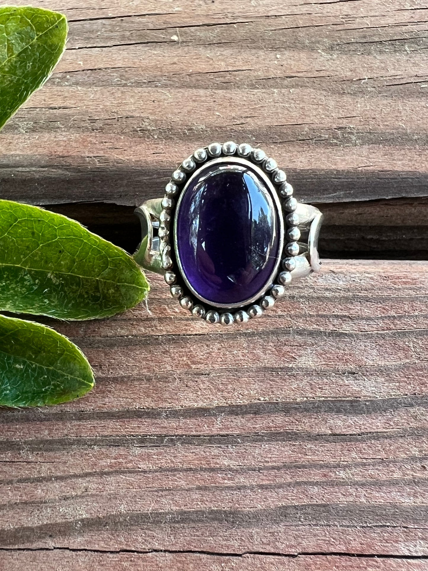 Sterling Silver and Amethyst Ring