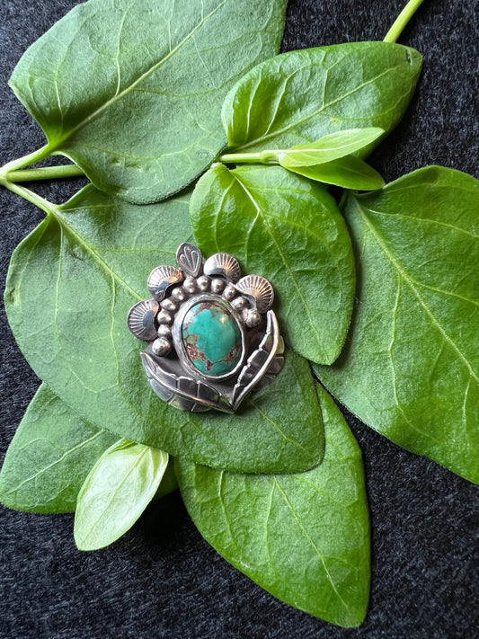 Sterling Silver and Turquoise Pendant