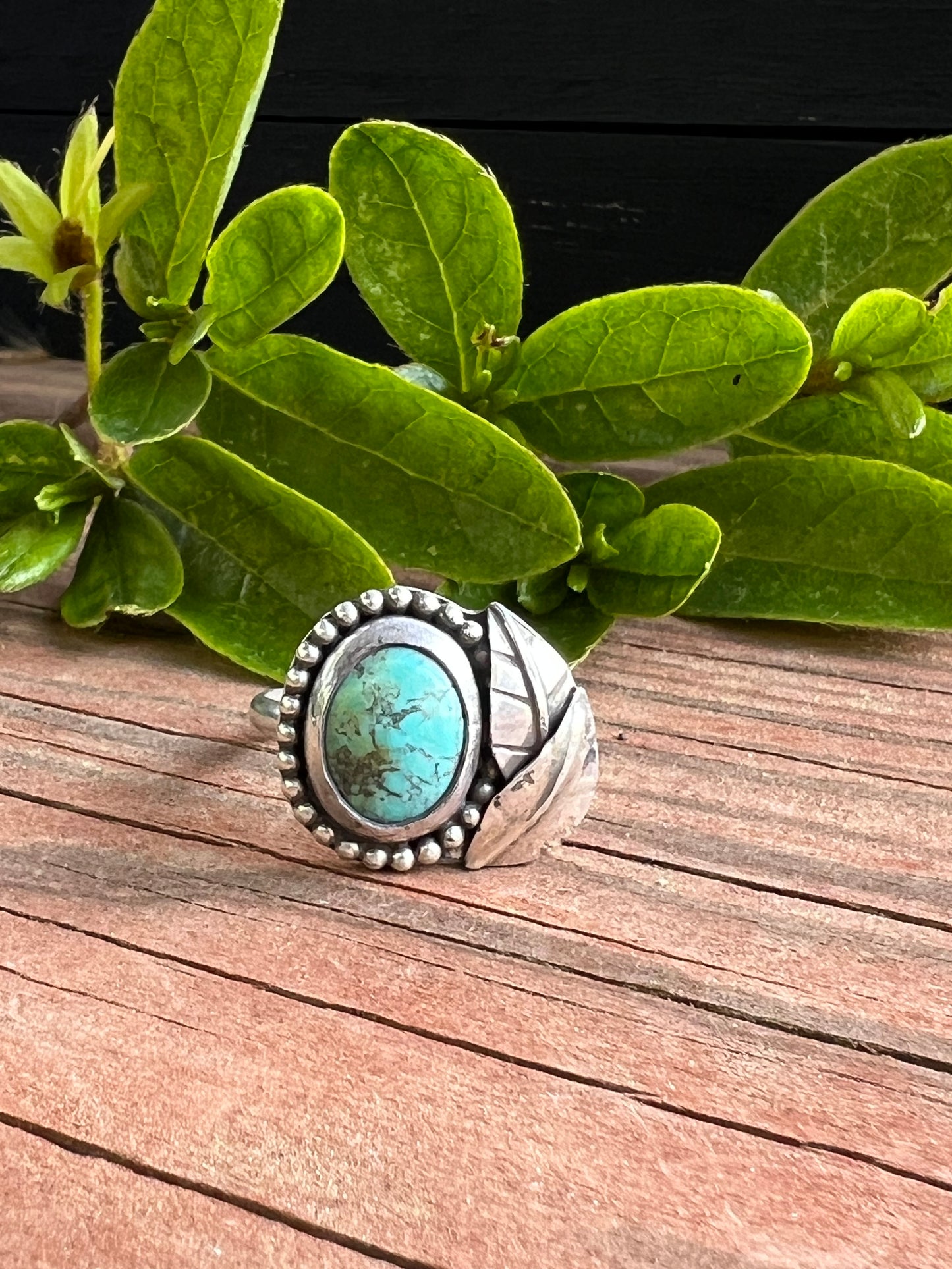 Sterling Silver and Turquoise Ring