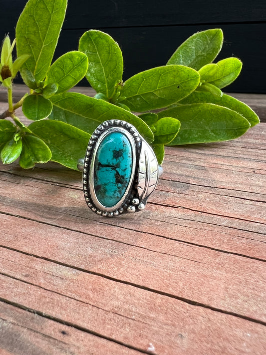 Sterling Silver and Turquoise Ring