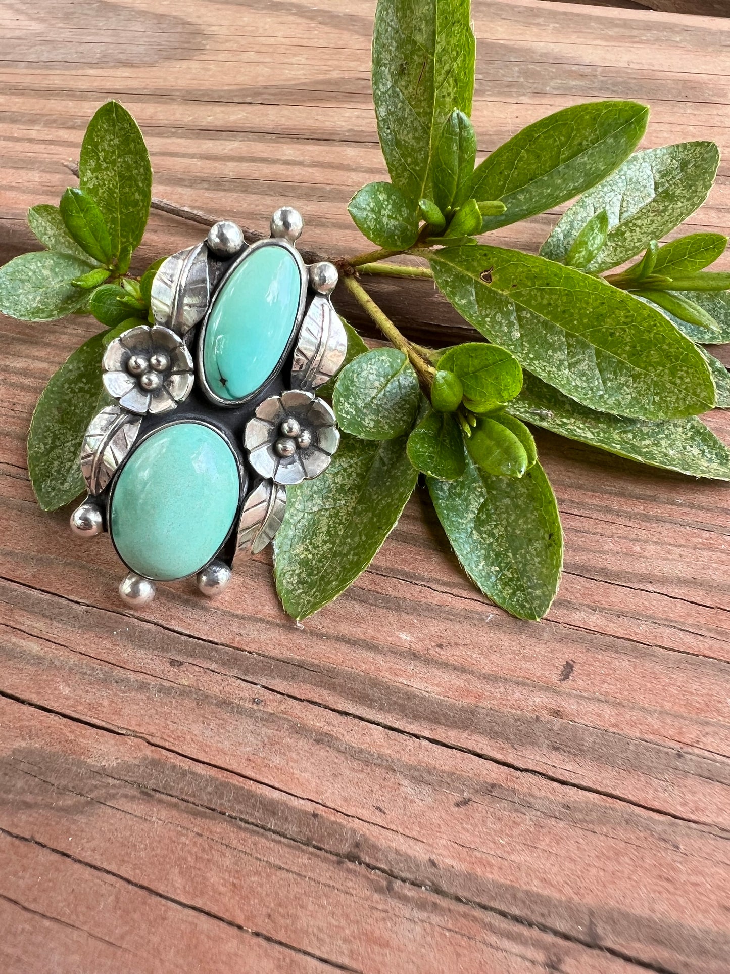 Sterling Silver and Turquoise Ring