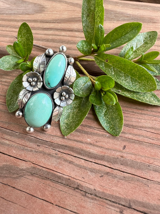 Sterling Silver and Turquoise Ring