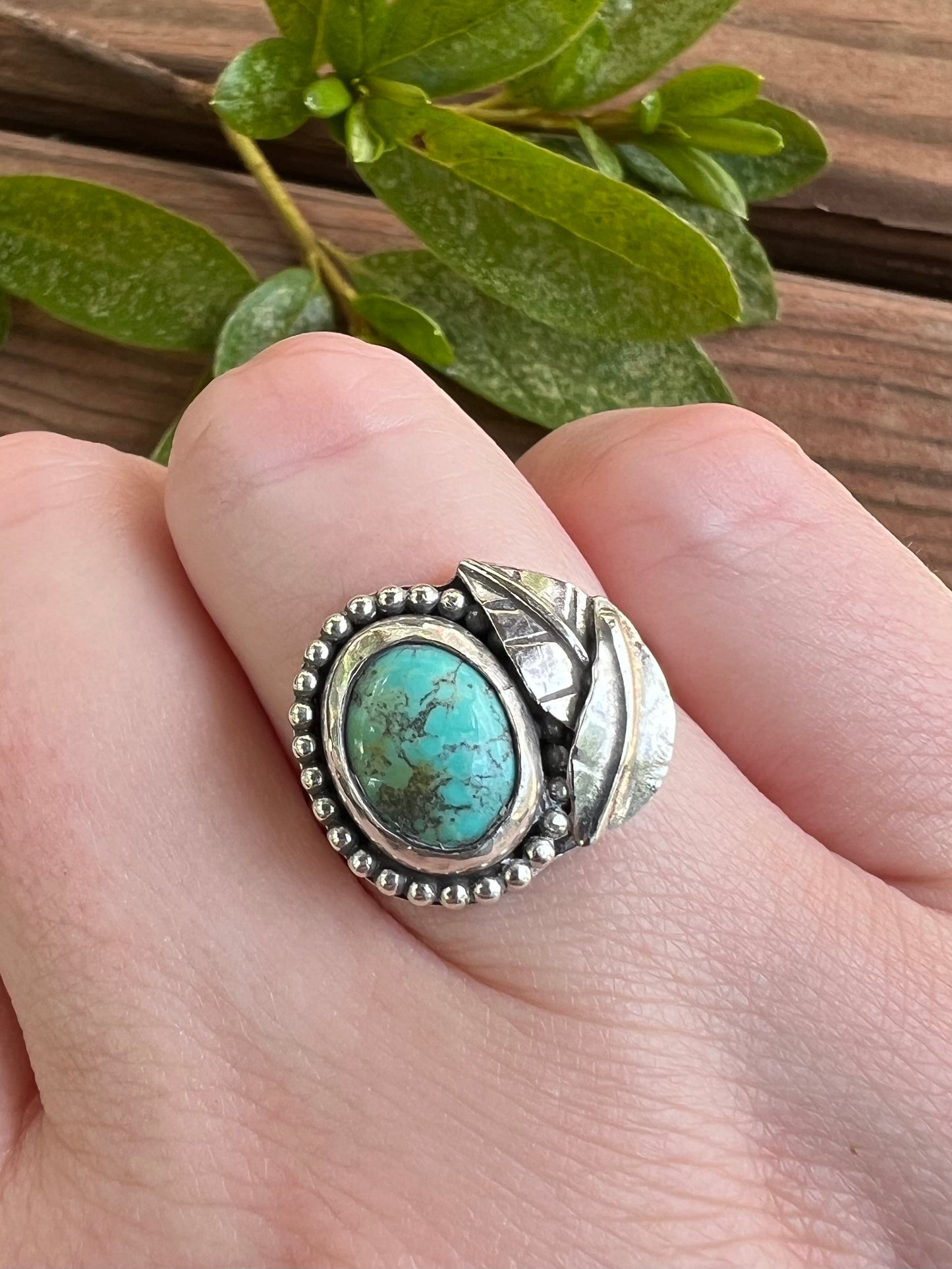 Sterling Silver and Turquoise Ring