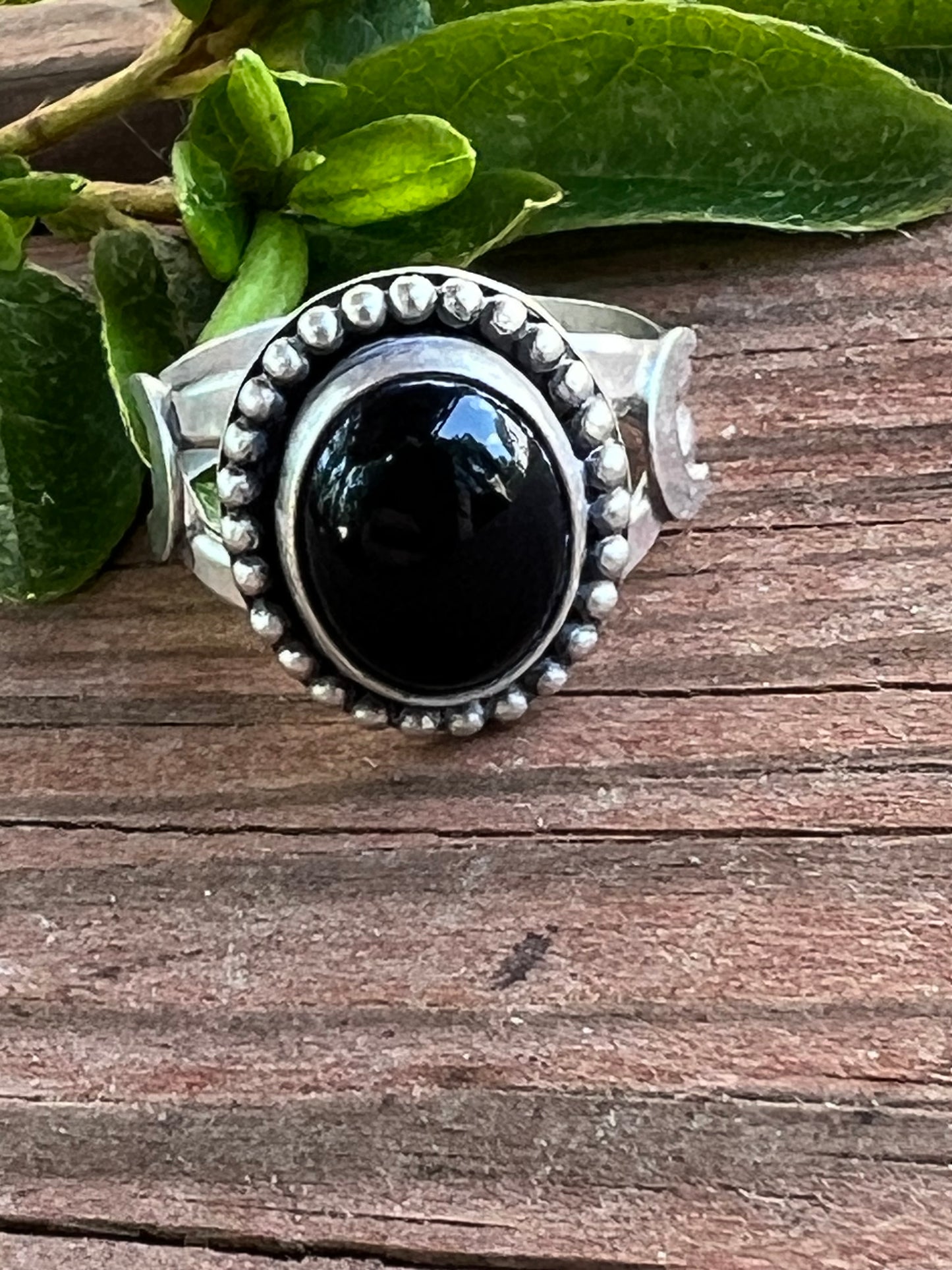 Sterling Silver and Black Onyx Ring
