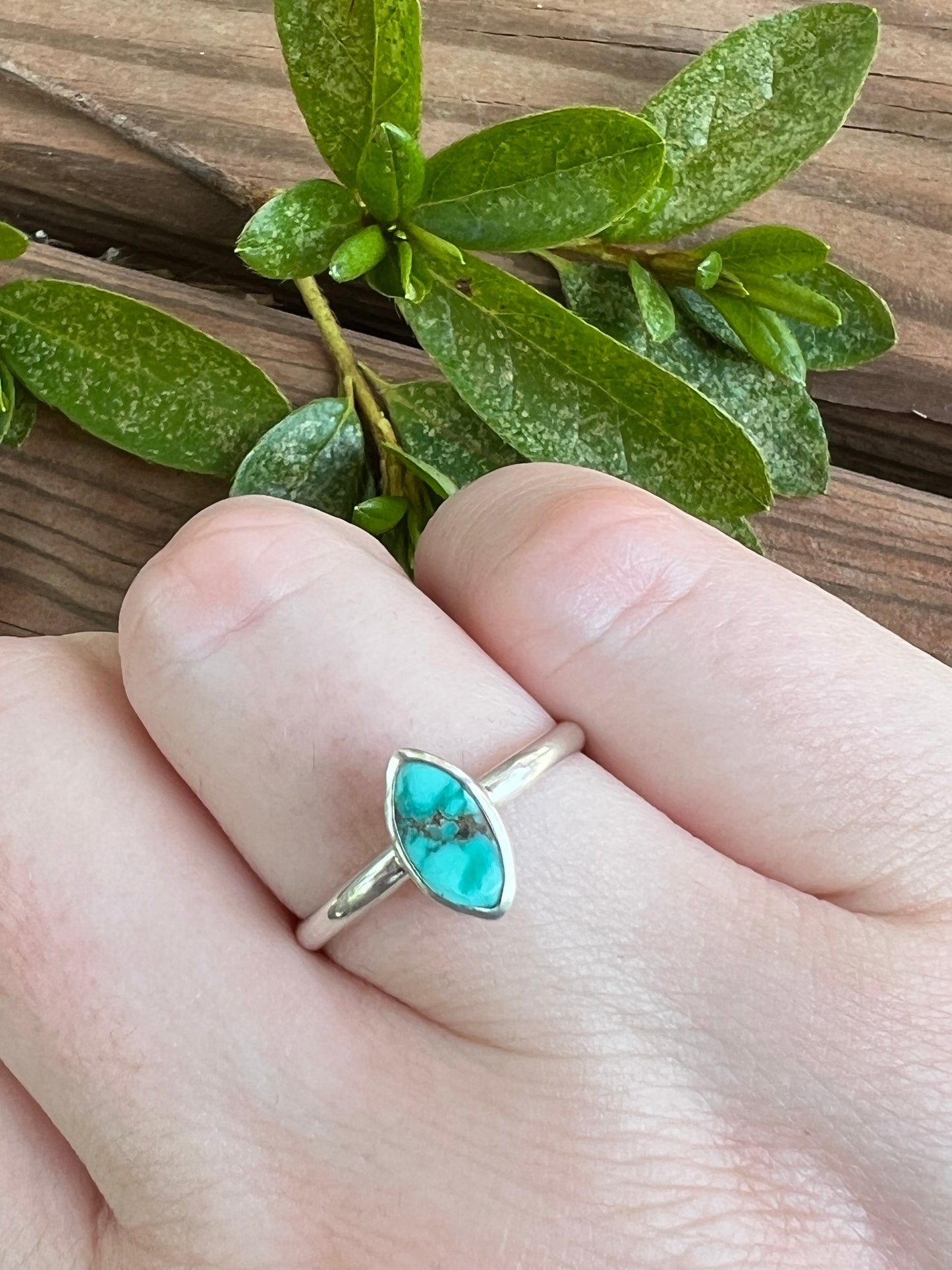Sterling Silver and Turquoise Ring