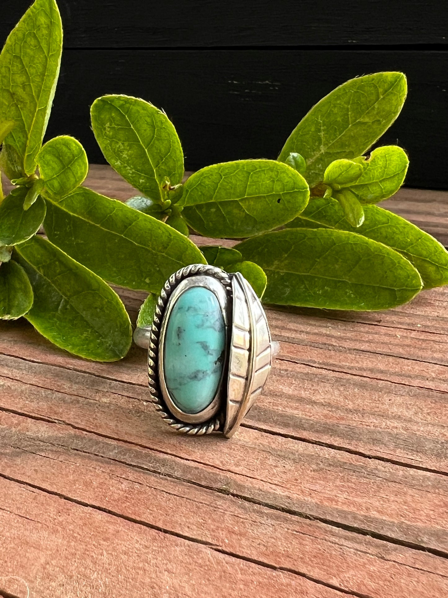 Sterling Silver and Turquoise Ring