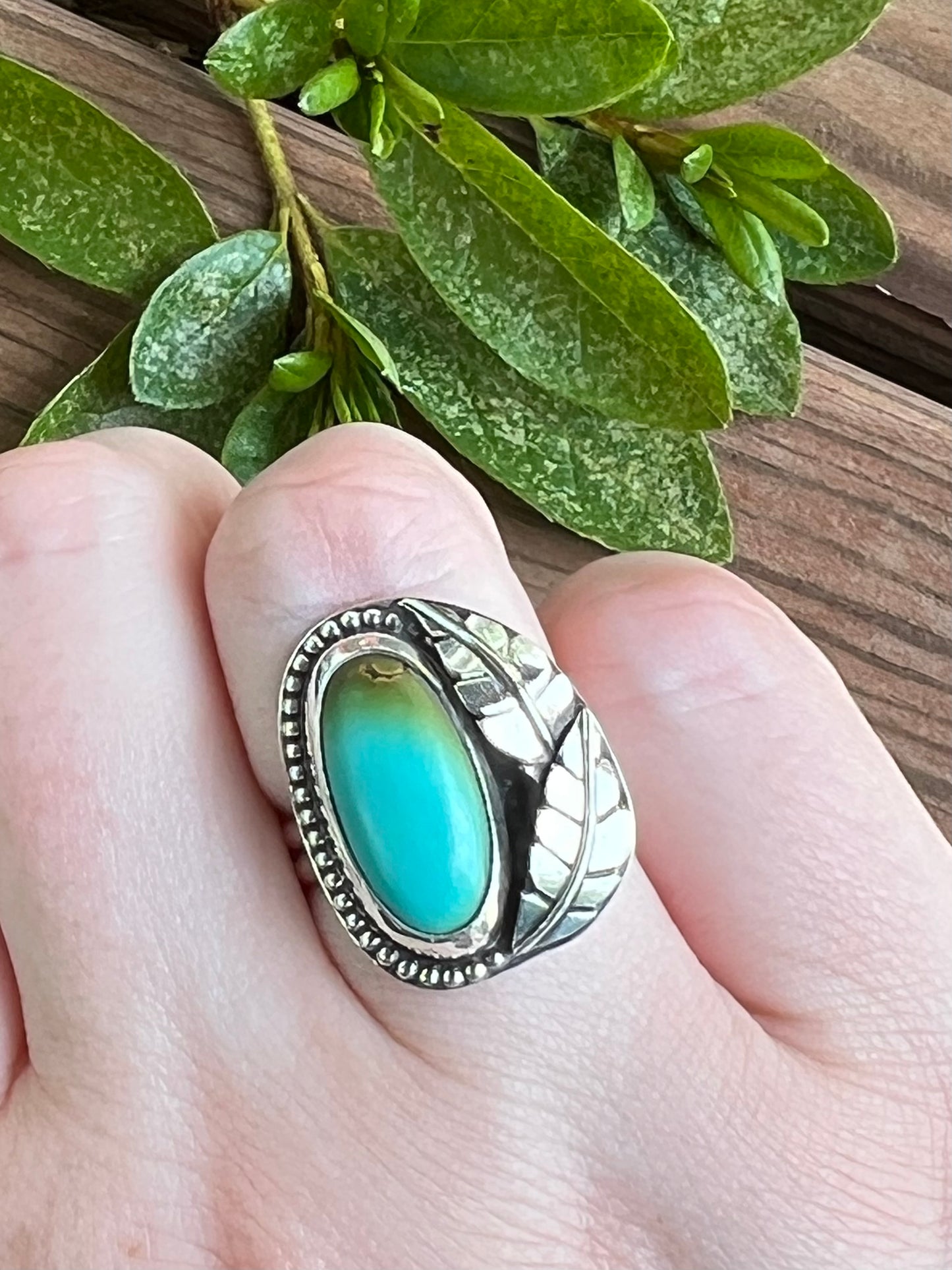 Sterling Silver and Turquoise Ring
