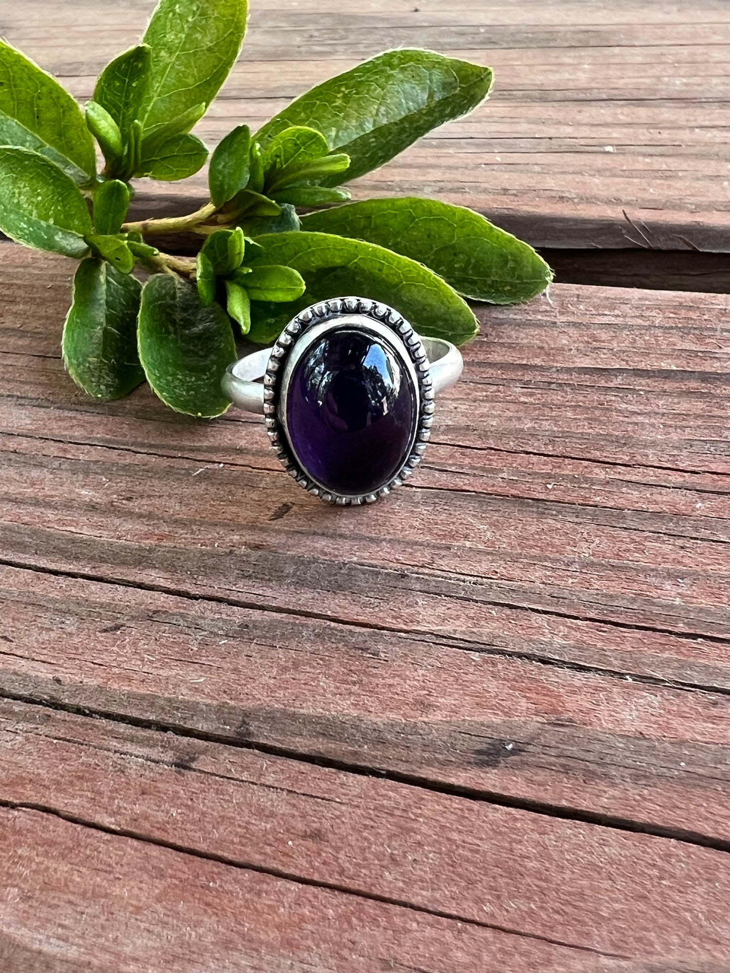 Sterling Silver and Amethyst Ring
