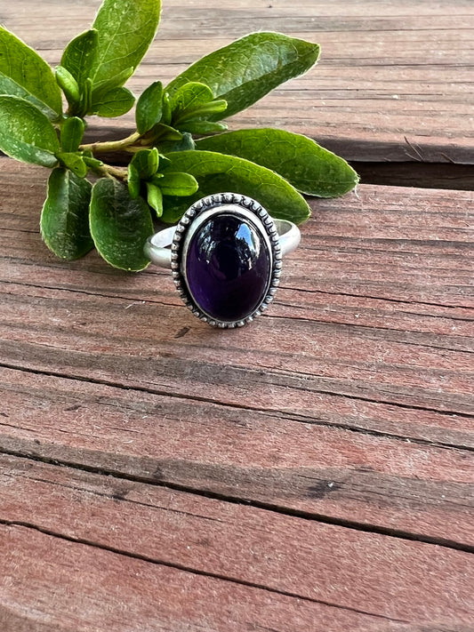 Sterling Silver and Amethyst Ring