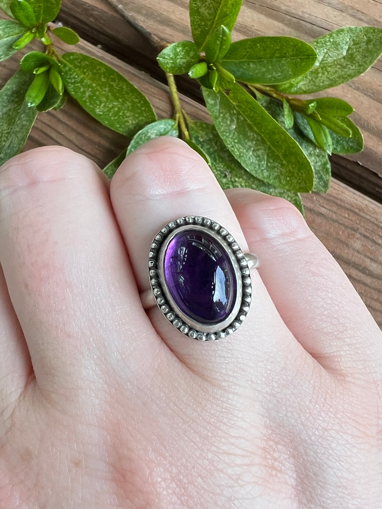 Sterling Silver and Amethyst Ring