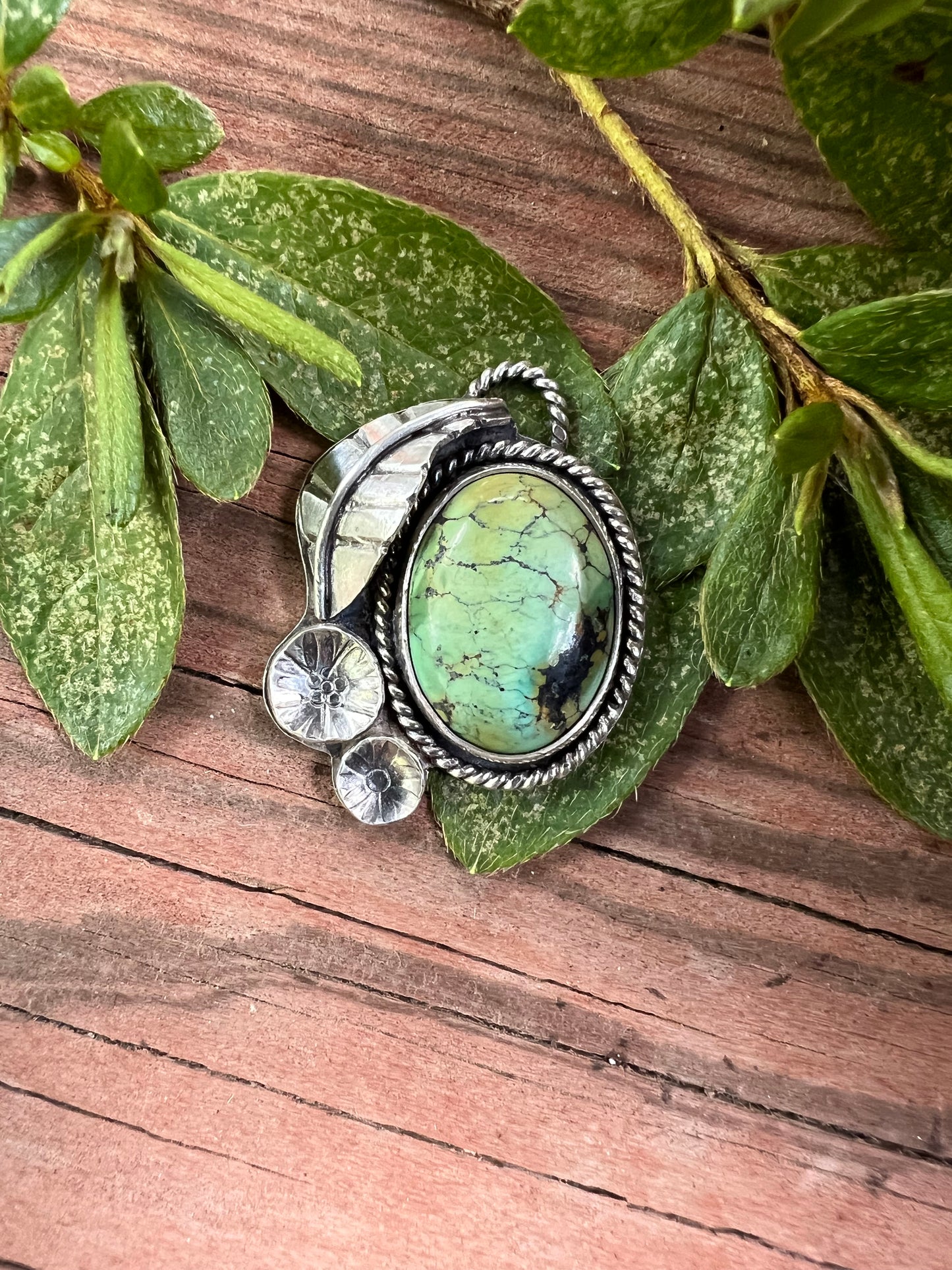 Sterling Silver and Turquoise Pendant