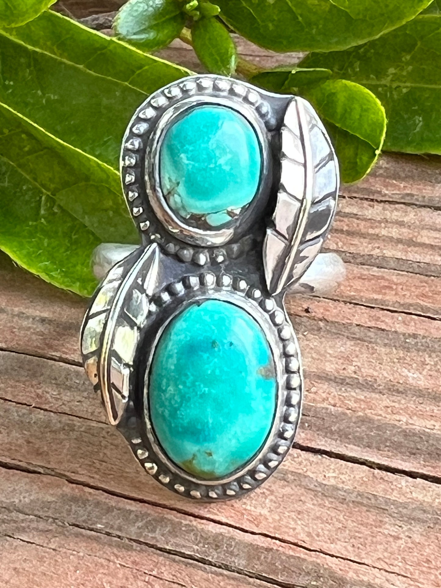 Sterling Silver and Turquoise Ring