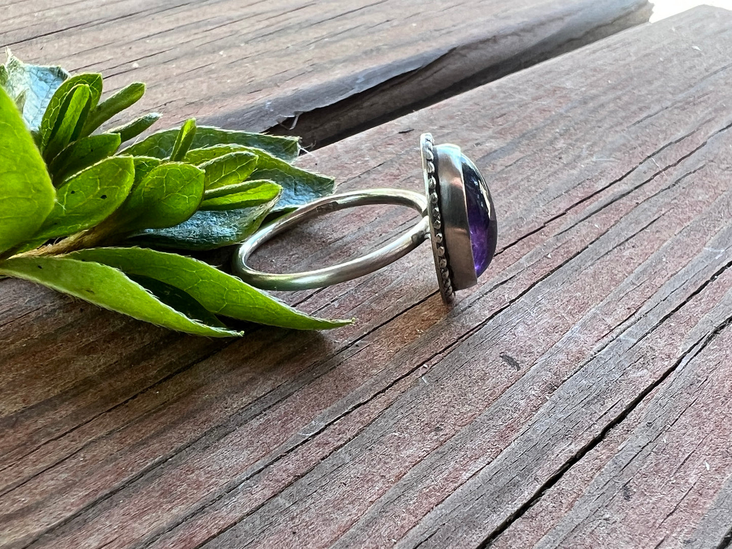 Sterling Silver and Amethyst Ring