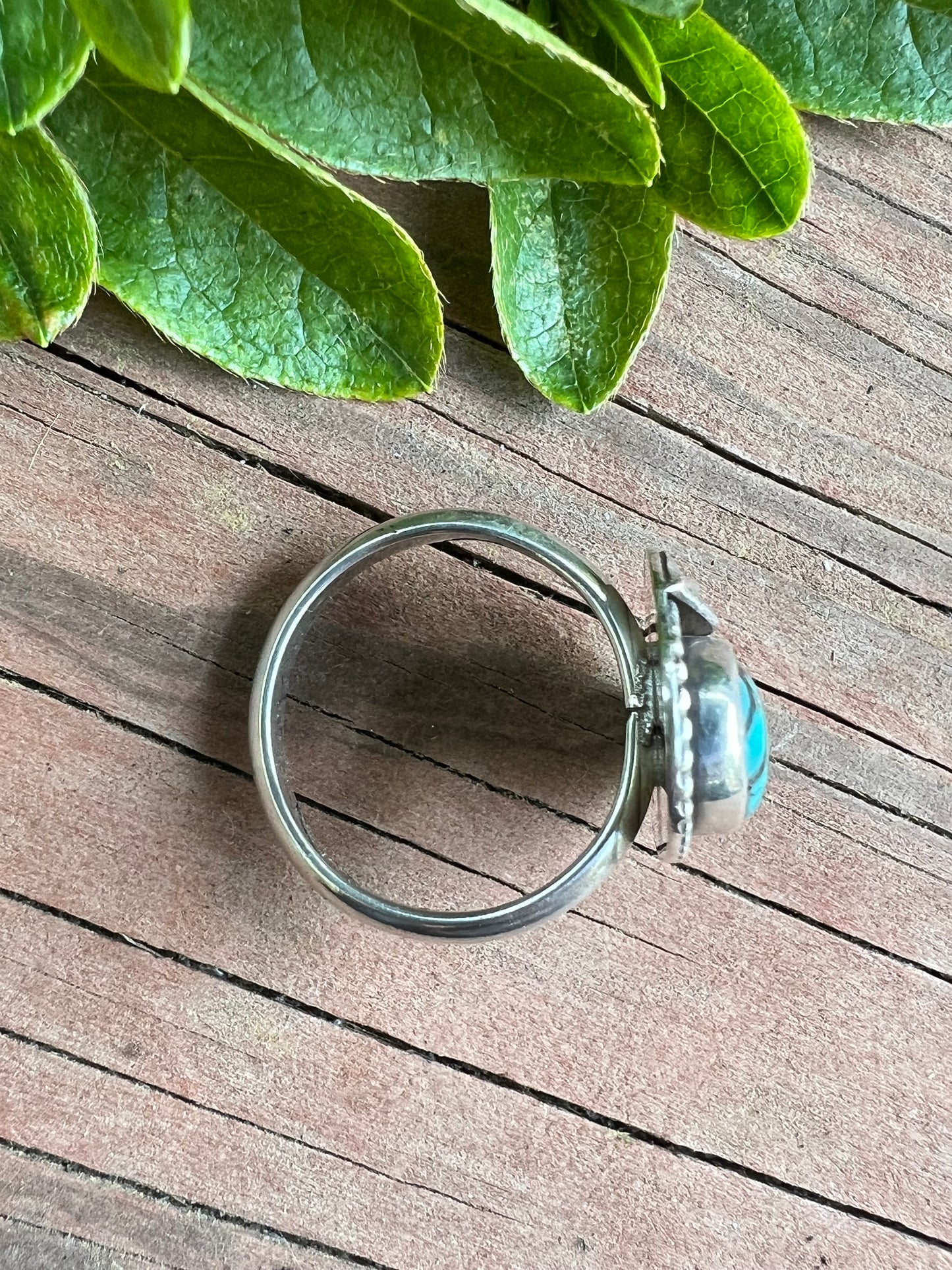 Sterling Silver and Turquoise Ring