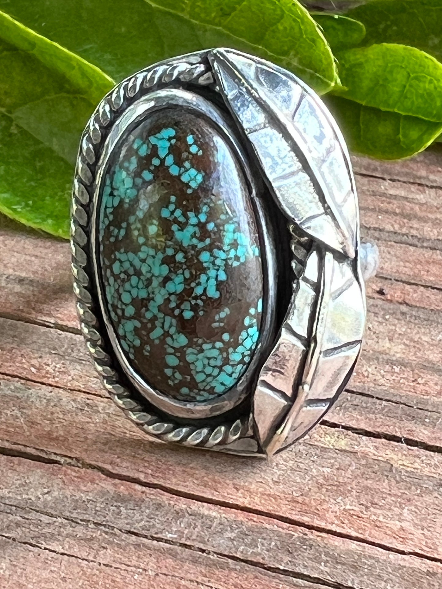 Sterling Silver and Turquoise Ring