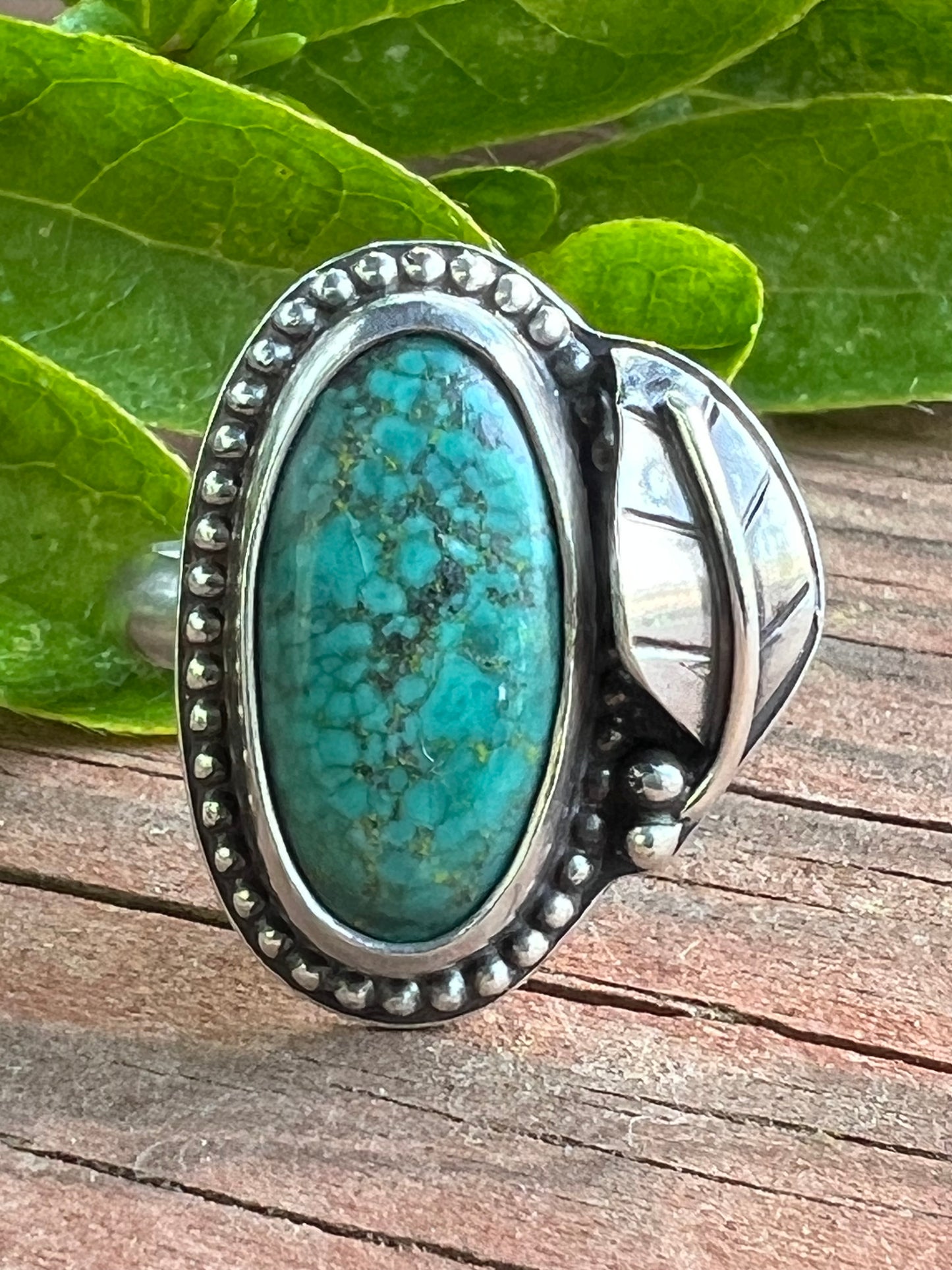 Sterling Silver and Turquoise Ring