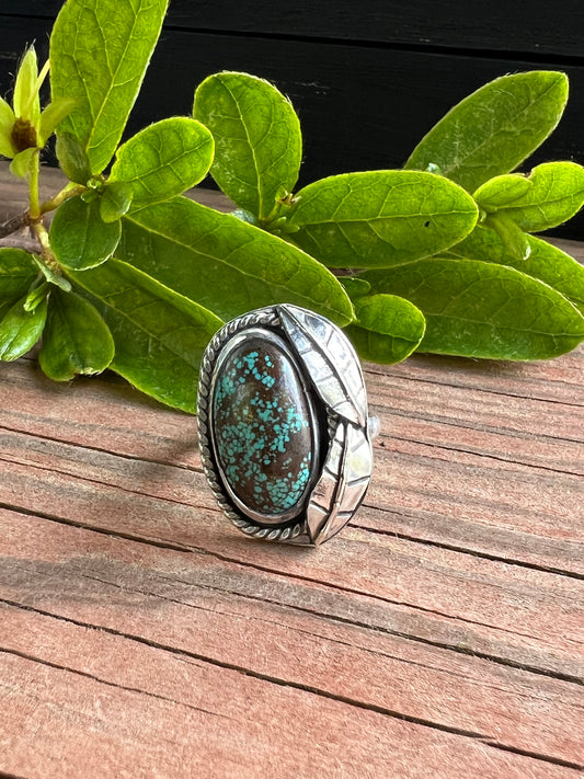 Sterling Silver and Turquoise Ring