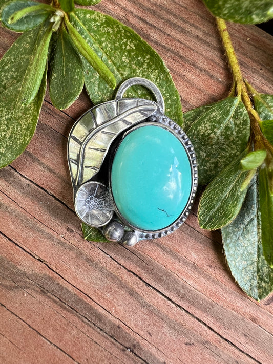 Sterling Silver and Turquoise Pendant
