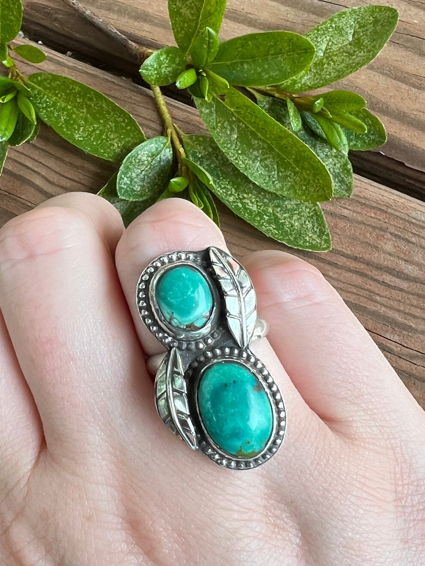 Sterling Silver and Turquoise Ring