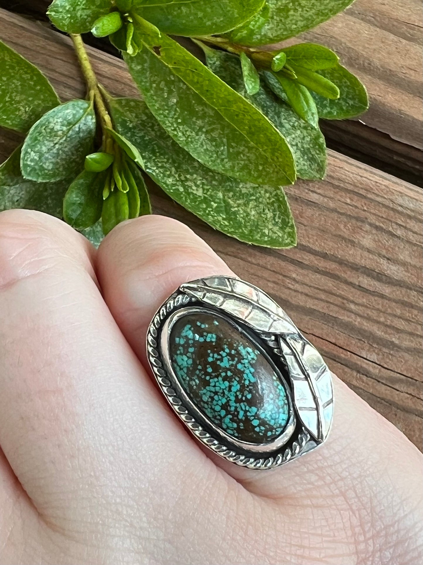 Sterling Silver and Turquoise Ring