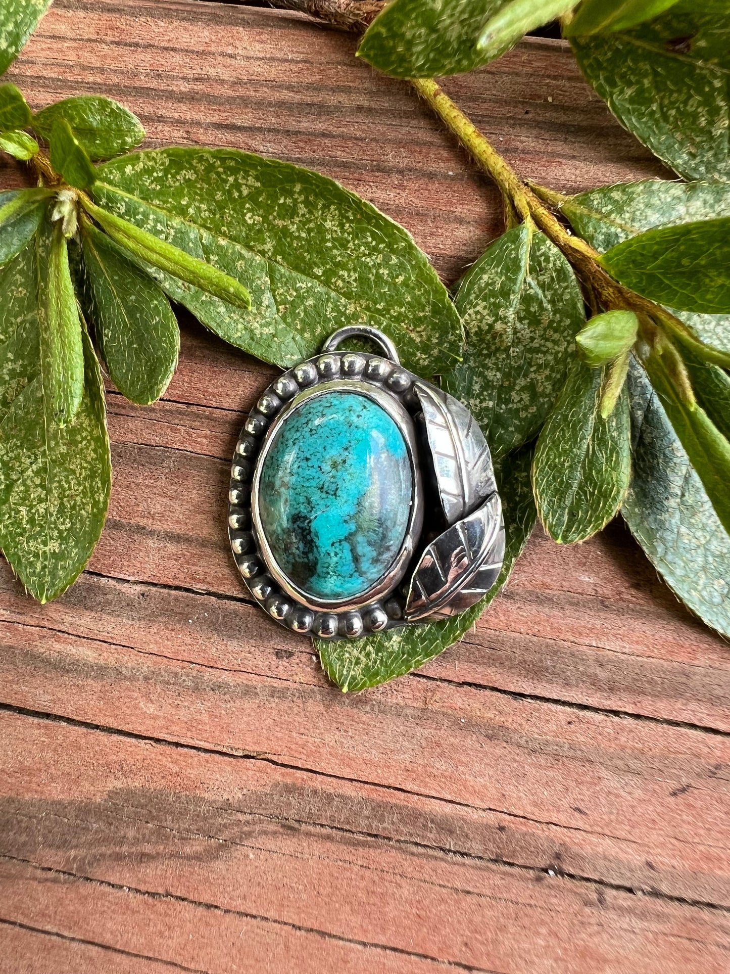 Sterling Silver and Turquoise Pendant