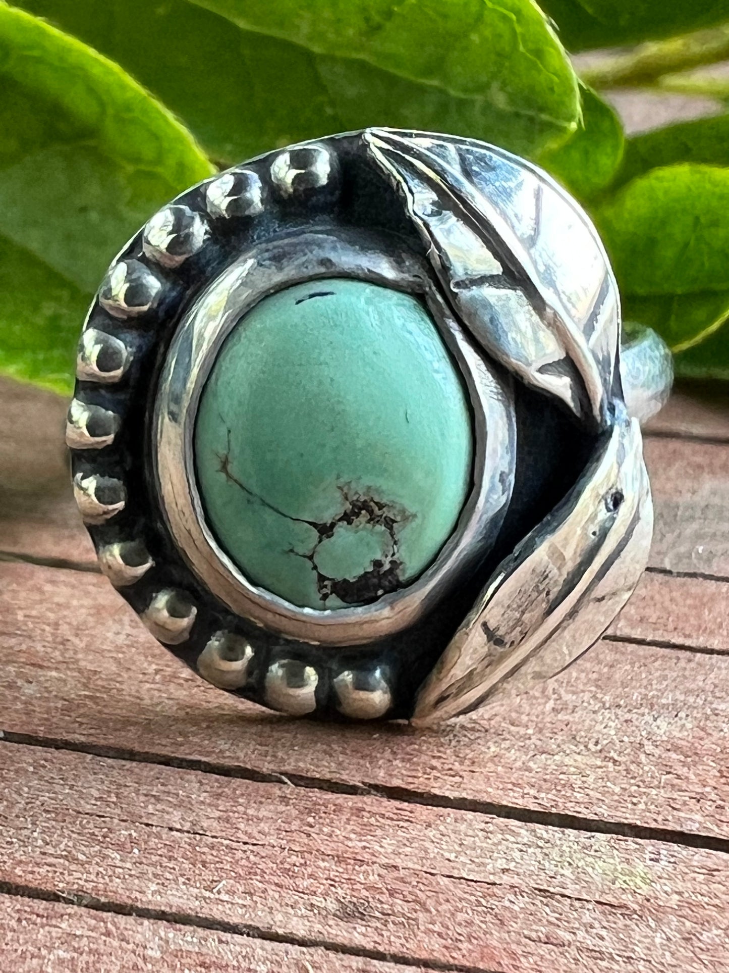 Sterling Silver and Turquoise Ring