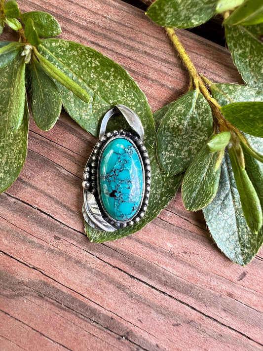 Sterling Silver and Turquoise Pendant