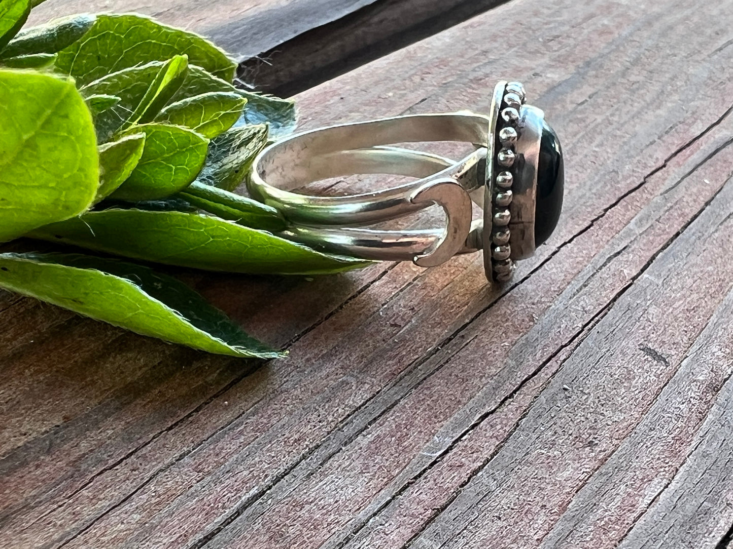 Sterling Silver and Black Onyx Ring