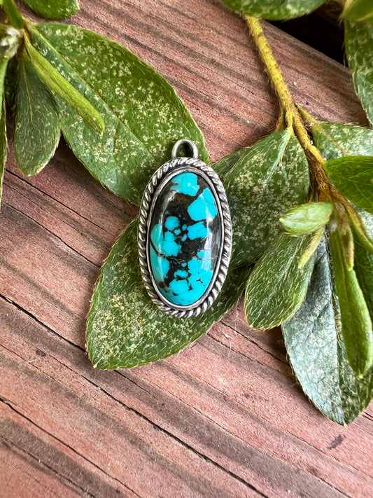 Sterling Silver and Turquoise Pendant