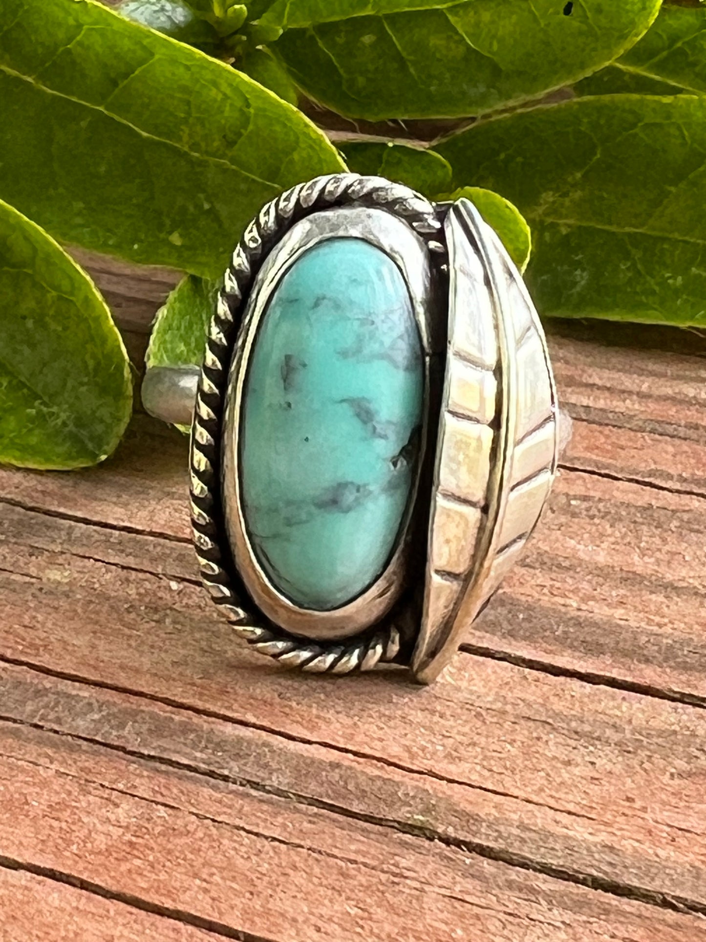 Sterling Silver and Turquoise Ring