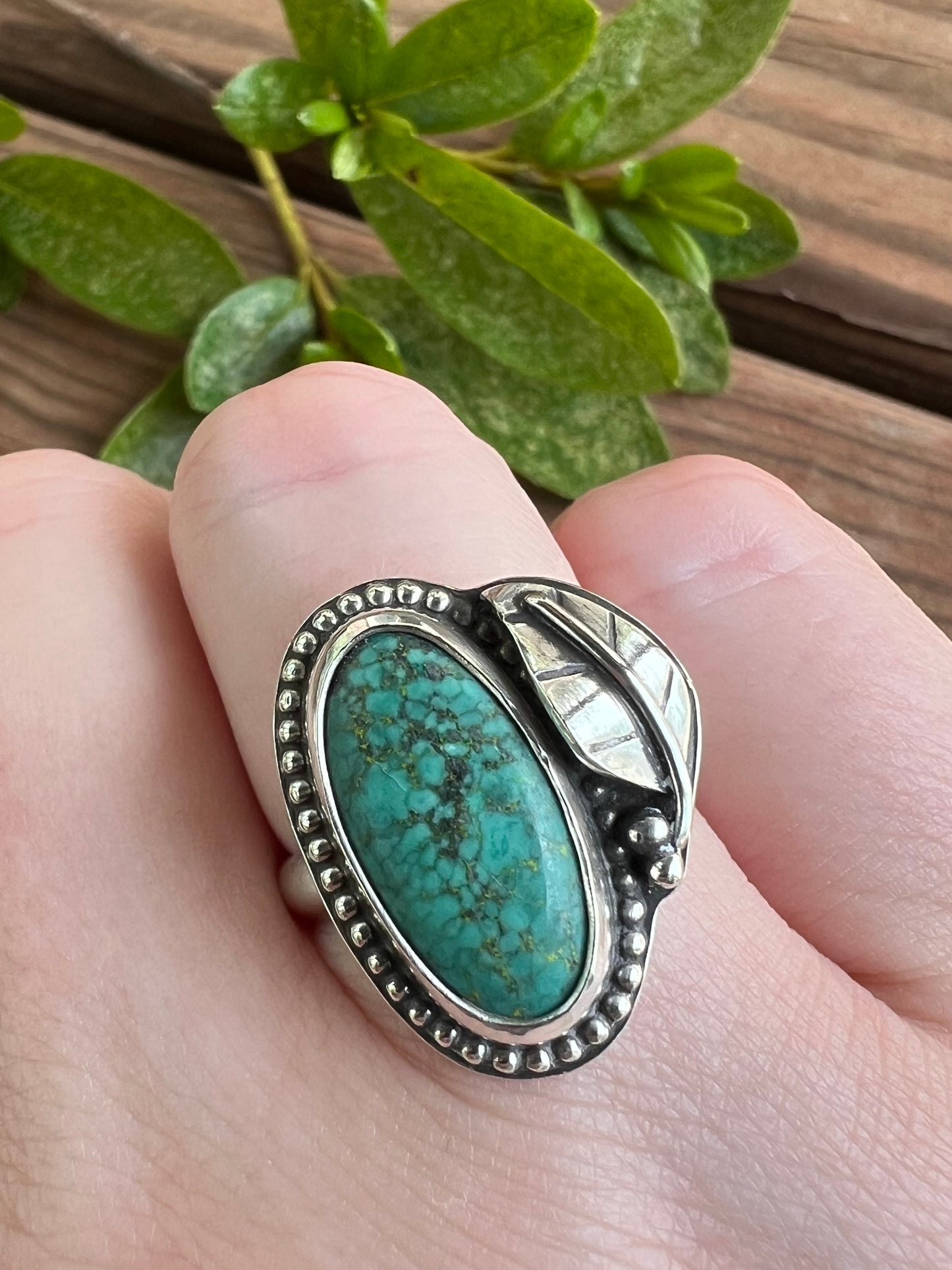 Sterling Silver and Turquoise Ring