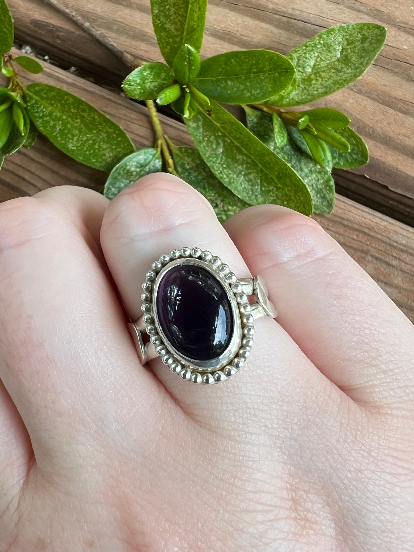 Sterling Silver and Amethyst Ring