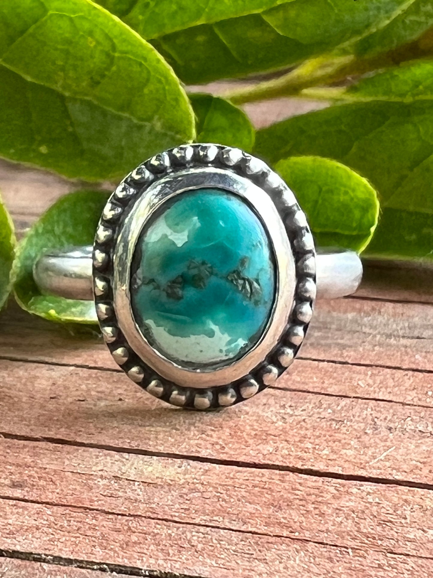 Sterling Silver and Turquoise Ring