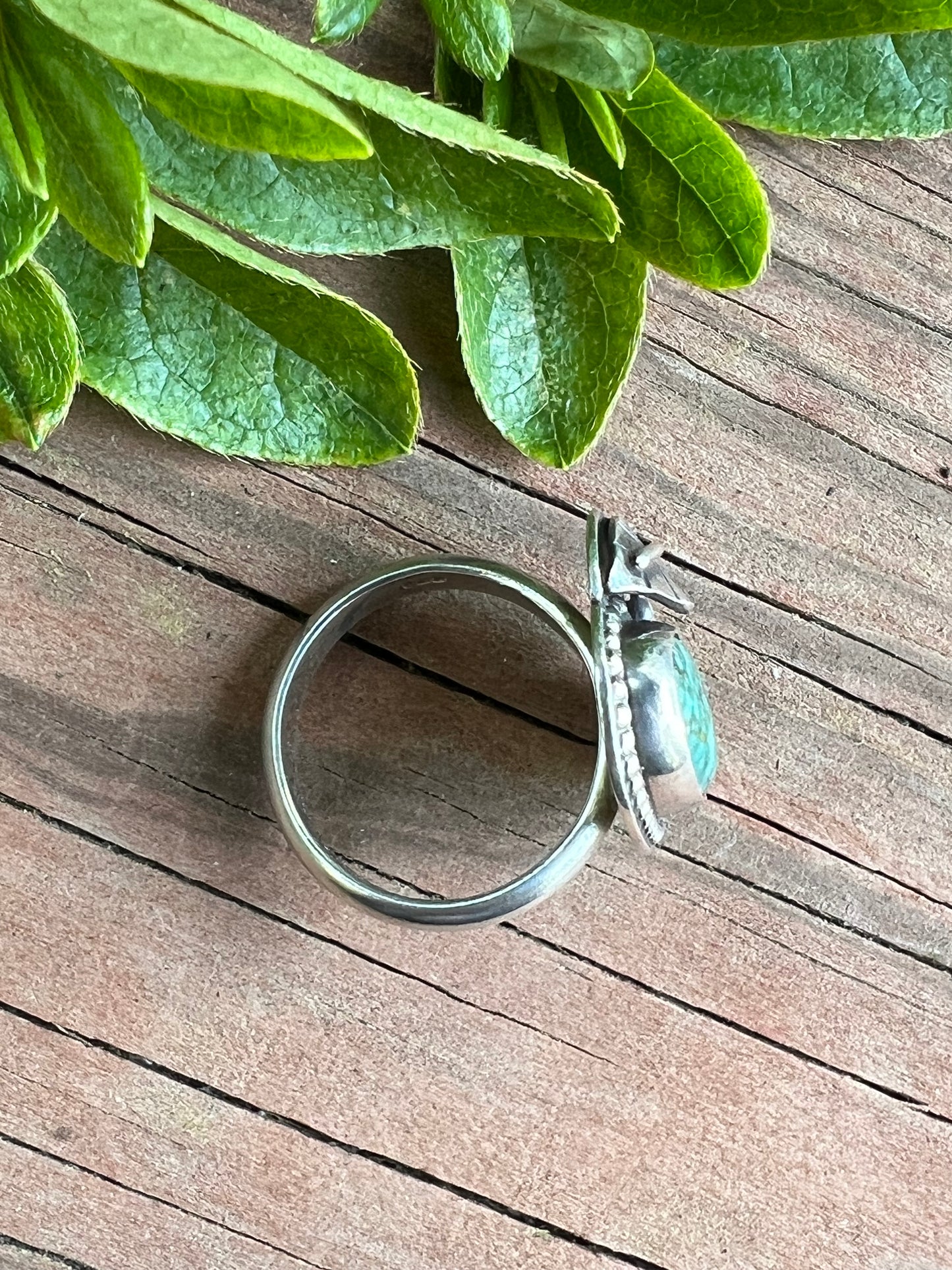 Sterling Silver and Turquoise Ring