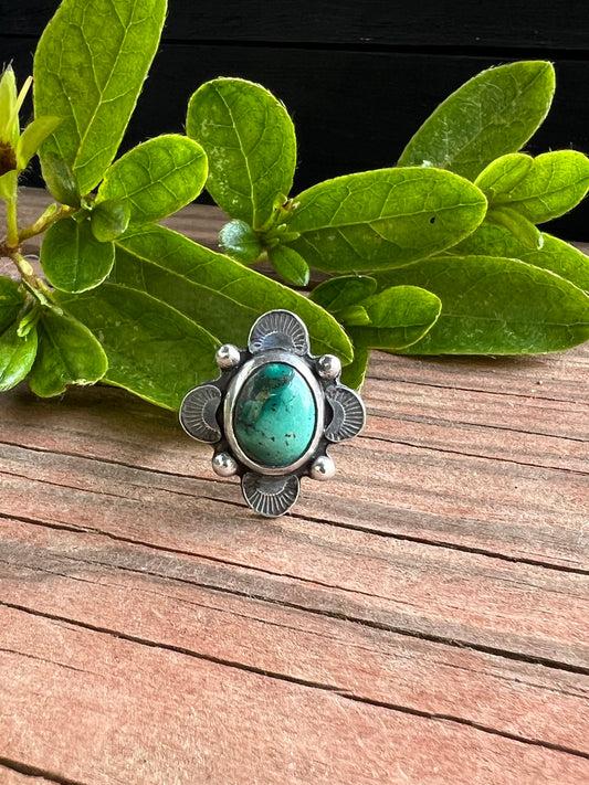 Sterling Silver and Turquoise Ring